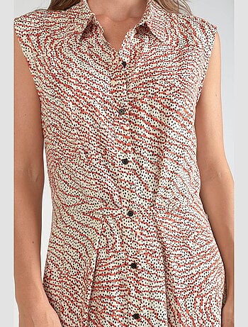 Robe longue CUOCO droite 'Le Temps Des Cerises'