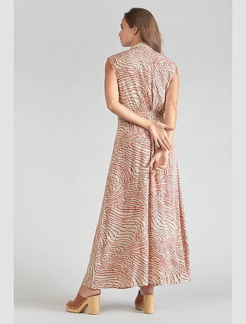Robe longue CUOCO droite 'Le Temps Des Cerises'