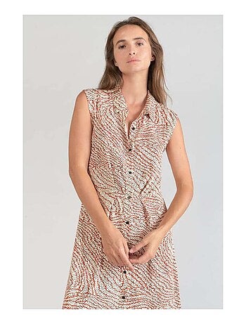 Robe longue CUOCO droite 'Le Temps Des Cerises'