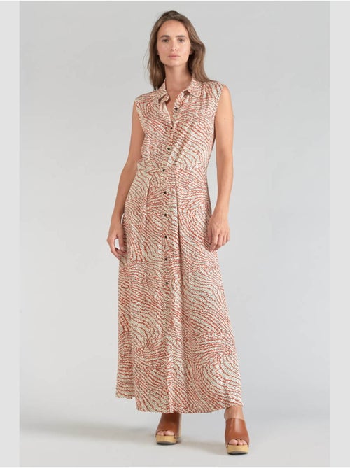 Robe longue CUOCO droite 'Le Temps Des Cerises' - Kiabi