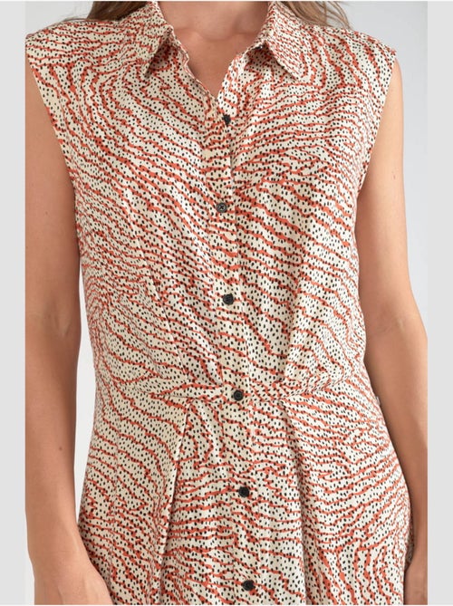 Robe longue CUOCO droite 'Le Temps Des Cerises' - Kiabi