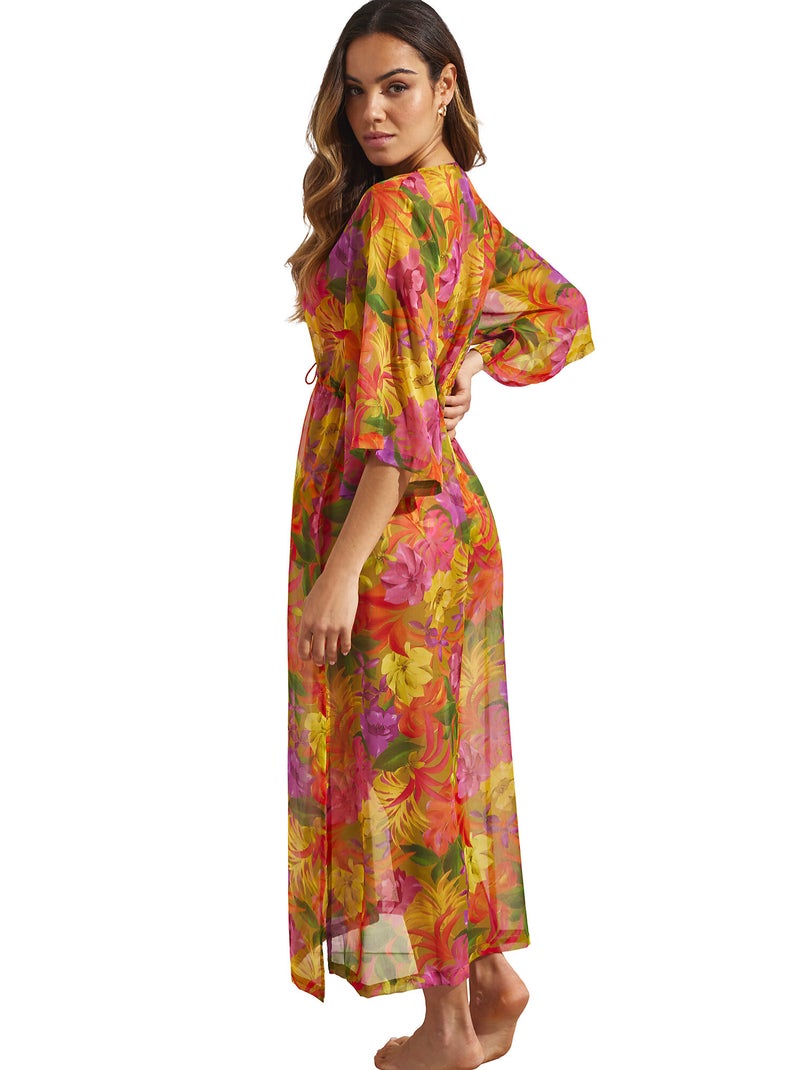 Robe longue de plage BABILONIA Rose fushia - Kiabi