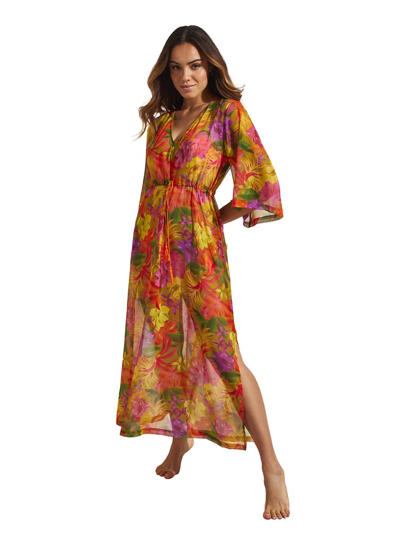 Robe longue de plage BABILONIA Rose fushia - Kiabi