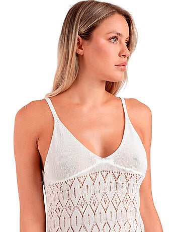 Robe longue de plage crochet Slim