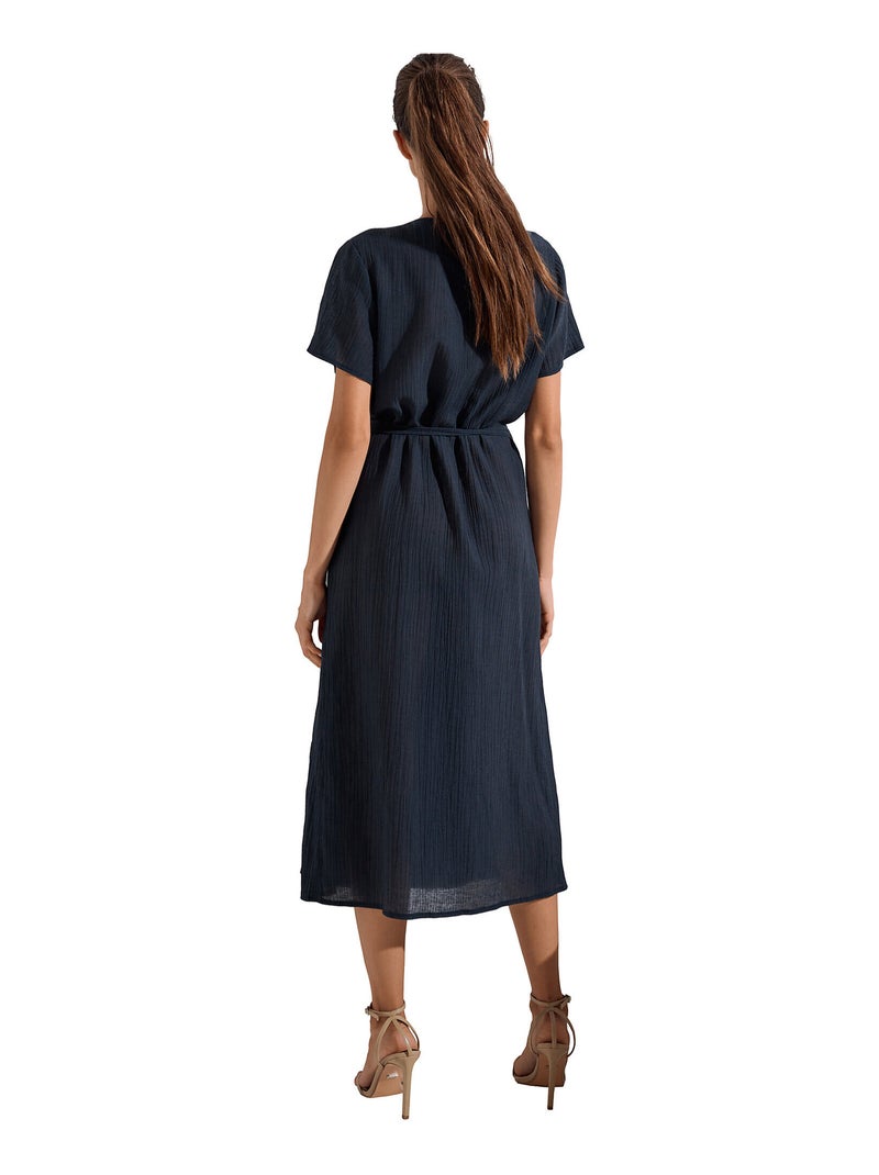 Robe longue de plage Normandie Bleu - Kiabi