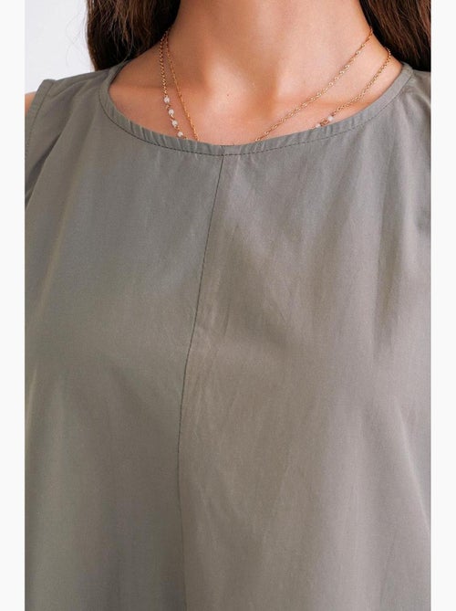 Robe longue décontractée avec fermeture à boutons et poches mixray - Kiabi Robe longue décontractée avec fermeture à boutons et poches mixray - Kiabi