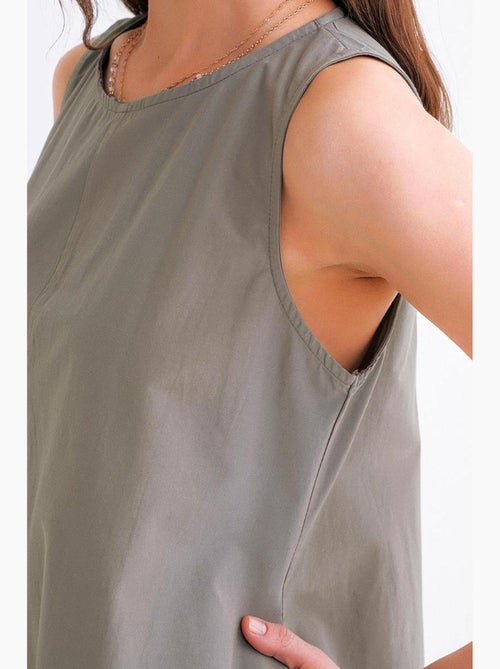 Robe longue décontractée avec fermeture à boutons et poches mixray - Kiabi Robe longue décontractée avec fermeture à boutons et poches mixray - Kiabi