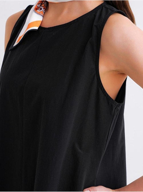 Robe longue décontractée avec fermeture à boutons et poches mixray - Kiabi