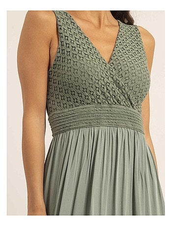 Robe longue dentelle IPALENE