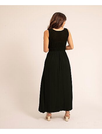 Robe longue dentelle IPALENE