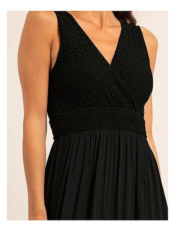 Robe longue dentelle IPALENE