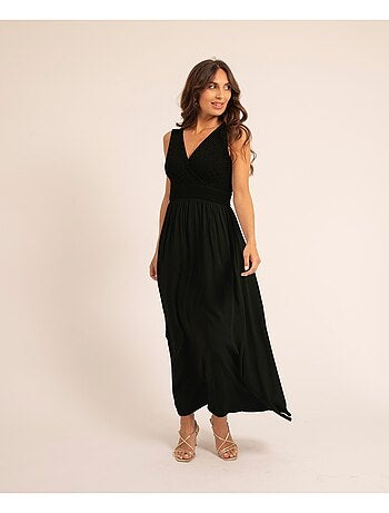 Robe longue dentelle IPALENE