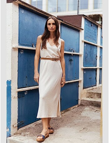 Robe longue DIEGA droite 'Le Temps Des Cerises'