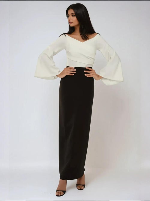 Robe longue élégante et exclusive sur mesure - Kiabi