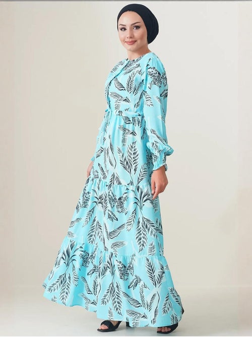 Robe longue en crêpe de viscose à fleurs bdart - Kiabi Robe longue en crêpe de viscose à fleurs bdart - Kiabi