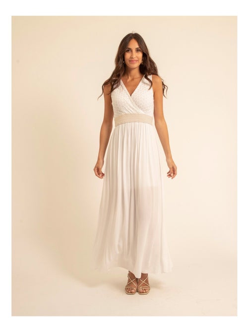 Robe longue en dentelle IPALENE - Kiabi