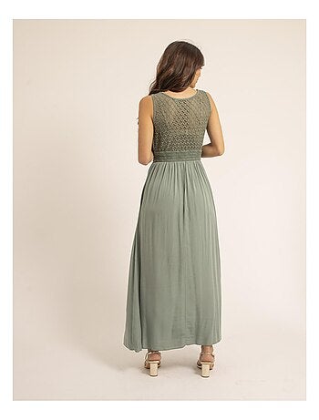Robe longue en dentelle ipalene