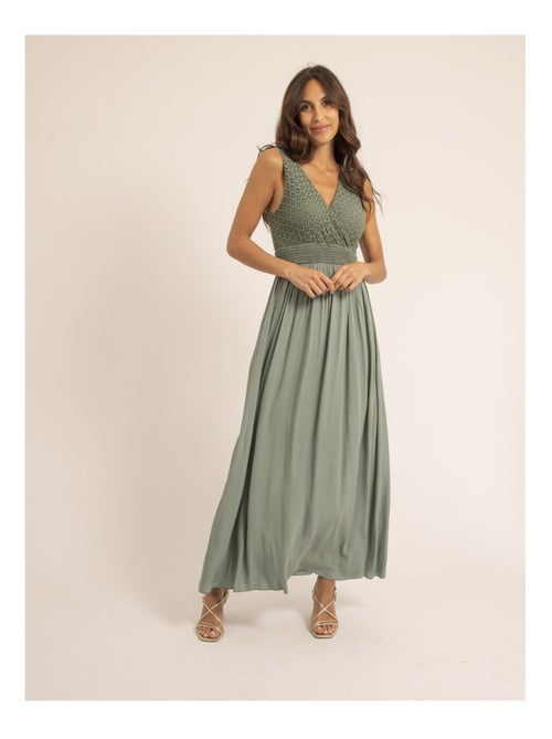 Robe longue en dentelle IPALENE - Kiabi