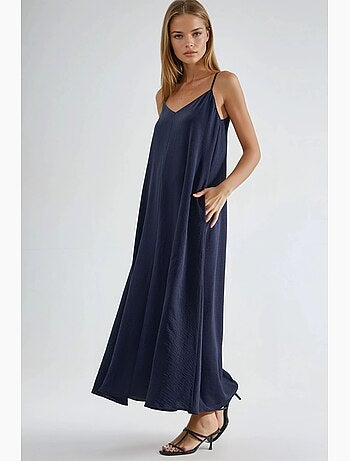 Robe longue en forme de a hiccup