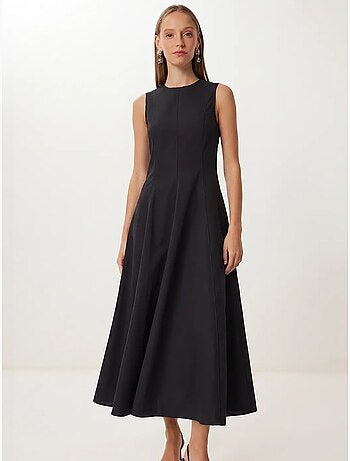 Robe longue en mélange de coton istanbul
