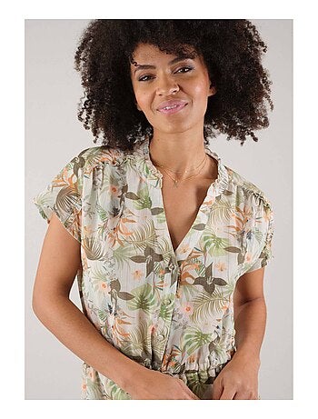 Robe longue en polychiffon 'Deeluxe'