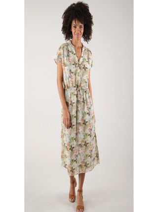 Robe longue en polychiffon 'Deeluxe'