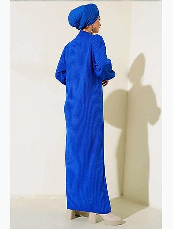 Robe longue en tricot modeste bdart