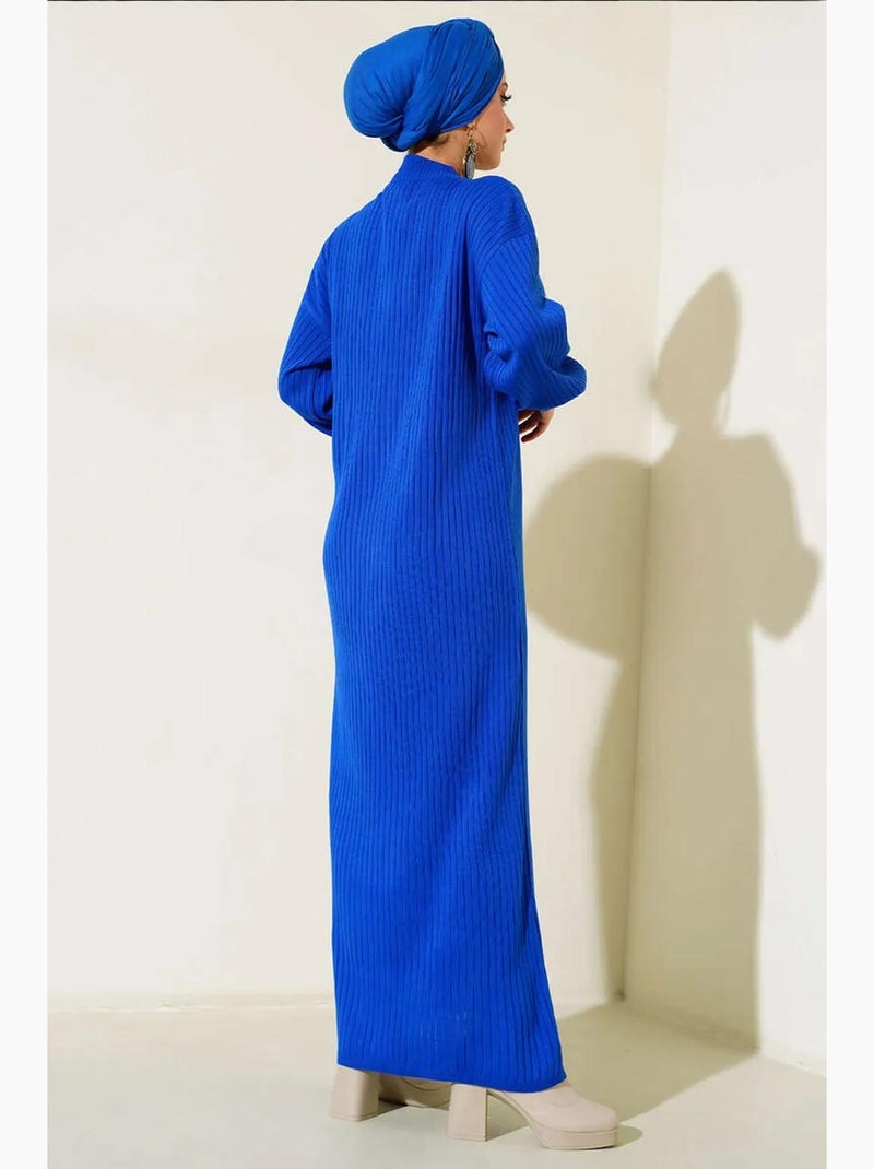 Robe longue en tricot modeste bdart Bleu électrique - Kiabi