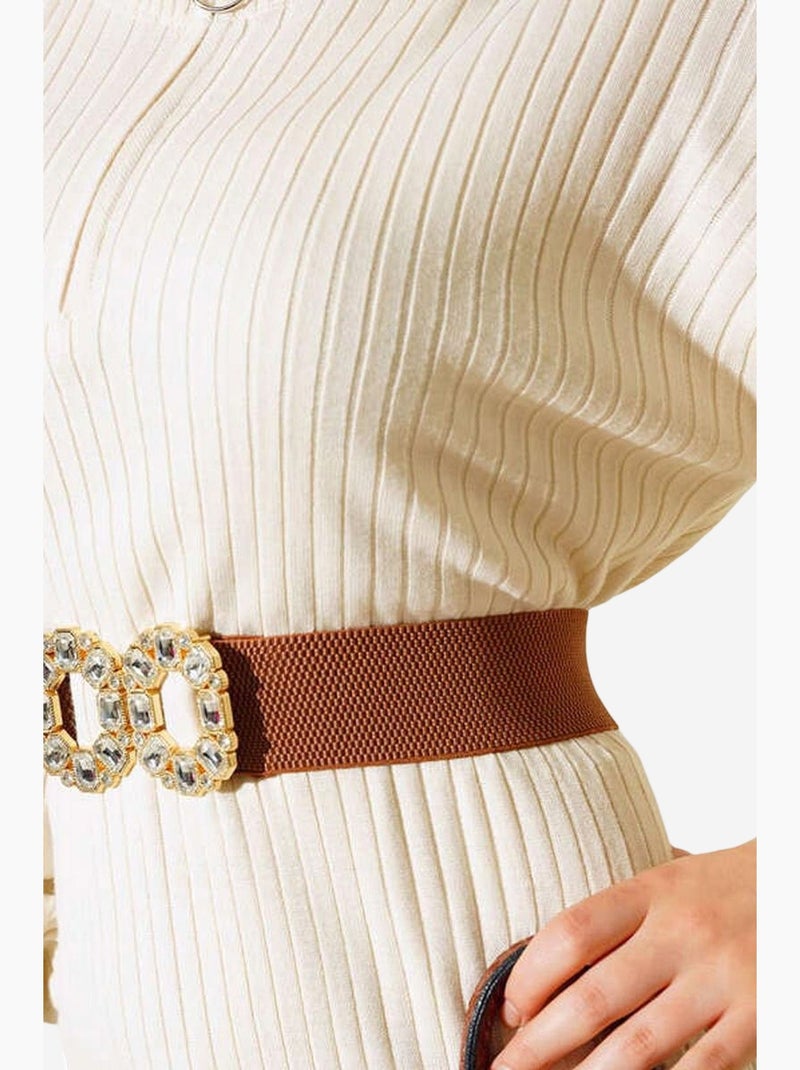 Robe longue en tricot modeste bdart Crème - Kiabi
