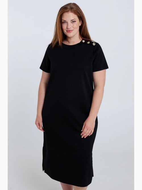 Robe longue en viscose unie PAPRIKA - Kiabi