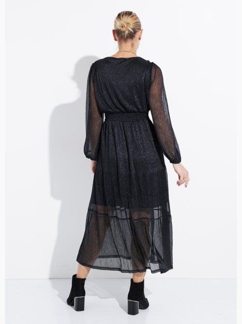 Robe longue en voile effet pailleté - AFIBEL - Kiabi Robe longue en voile effet pailleté - AFIBEL - Kiabi