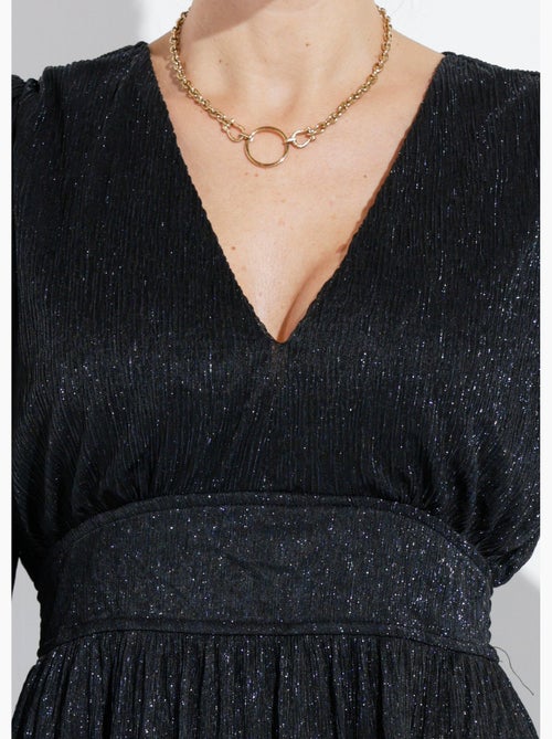 Robe longue en voile effet pailleté - AFIBEL - Kiabi Robe longue en voile effet pailleté - AFIBEL - Kiabi