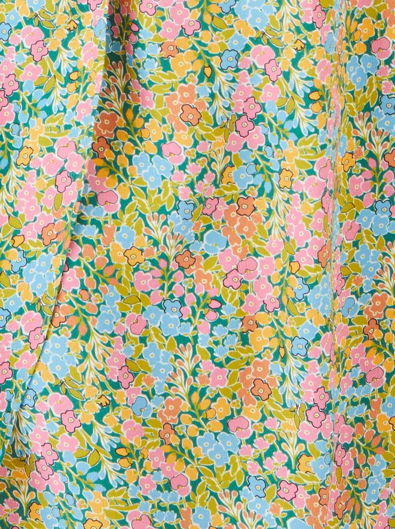Robe longue esprit cache coeur - Damart Multicolore - Kiabi