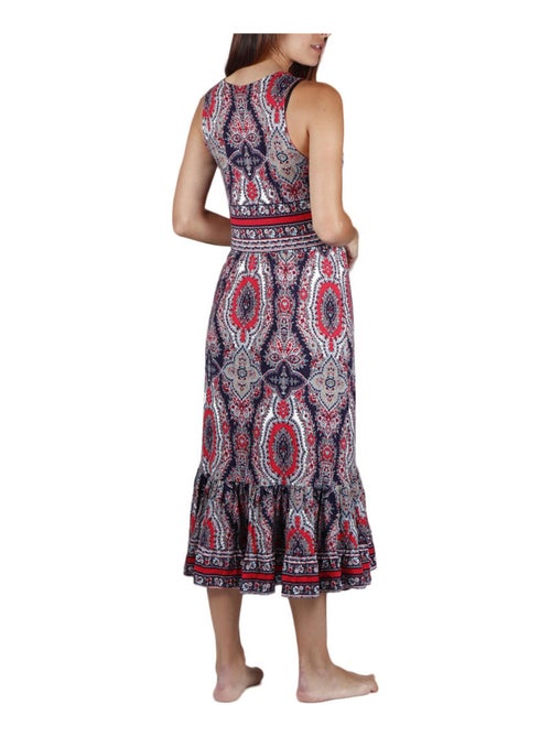 Robe longue estivale Blue Paisley bleu - Kiabi