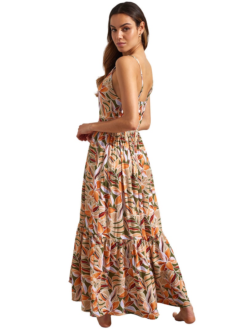Robe longue estivale CAPADOCIA Vert - Kiabi