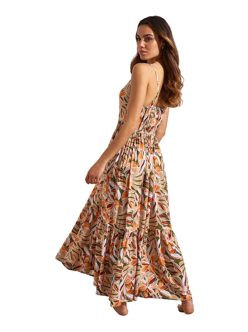 Robe longue estivale CAPADOCIA Vert - Kiabi