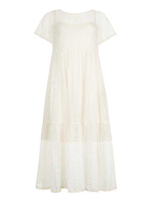 Robe longue estivale manches courtes Rimini - Kiabi