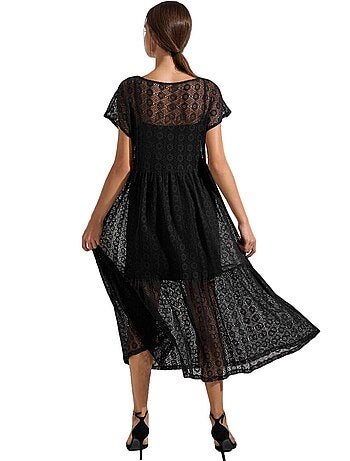 Robe longue estivale manches courtes Rimini
