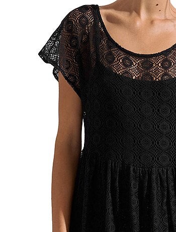 Robe longue estivale manches courtes Rimini