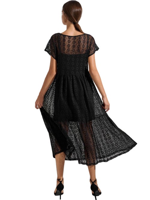 Robe longue estivale manches courtes Rimini - Kiabi