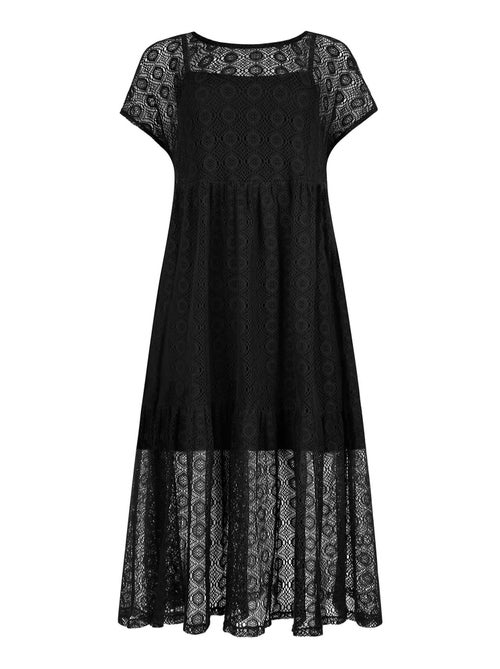 Robe longue estivale manches courtes Rimini - Kiabi