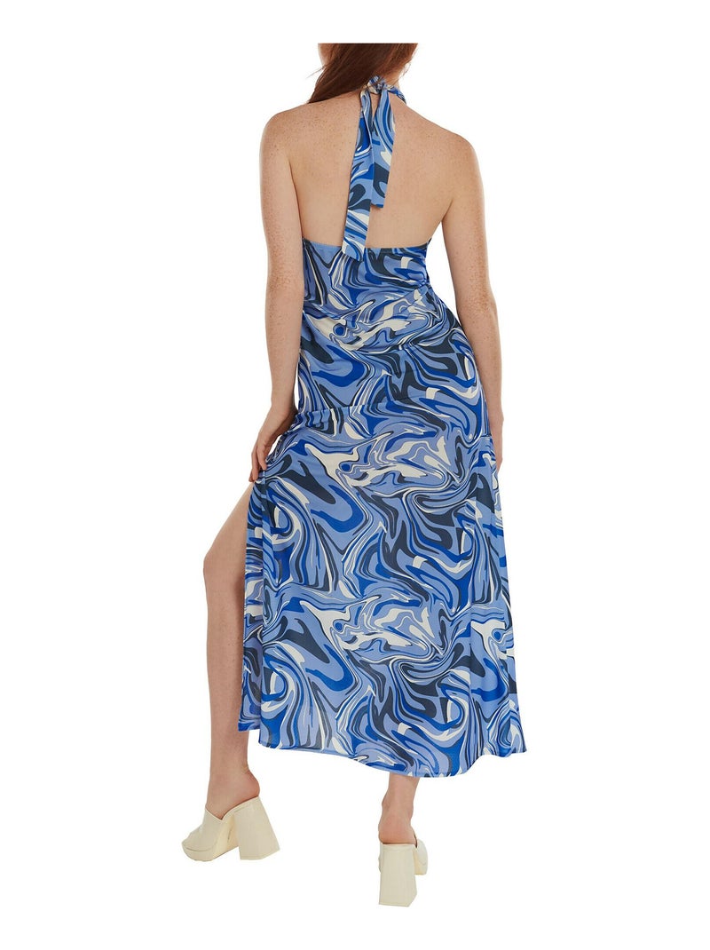 Robe longue estivale Palma Bleu - Kiabi