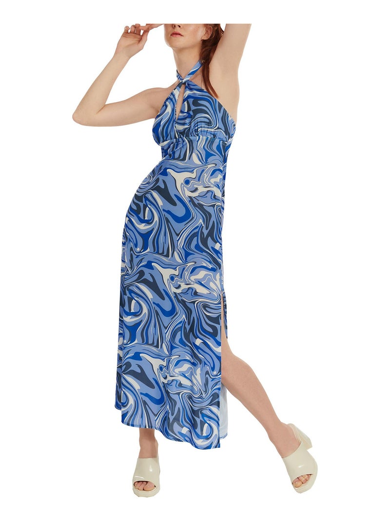 Robe longue estivale Palma Bleu - Kiabi