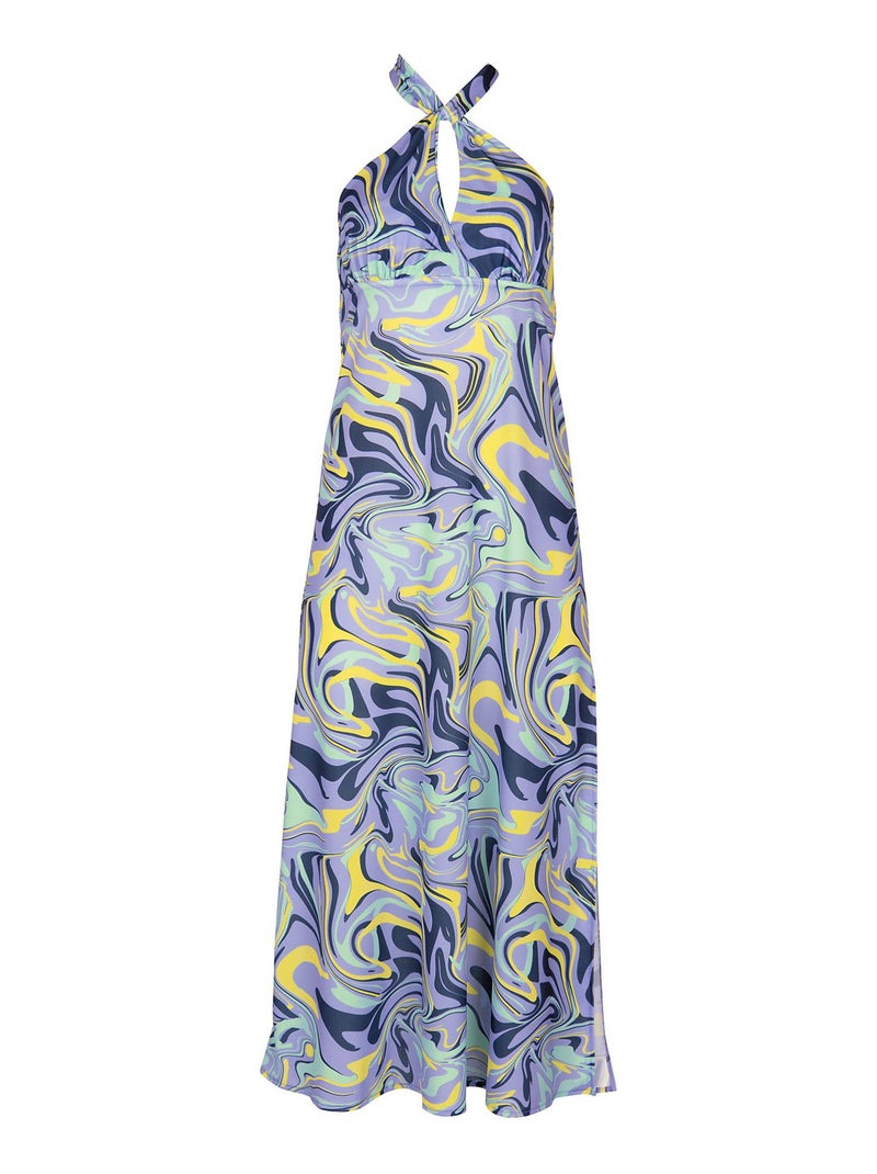 Robe longue estivale Palma Violet - Kiabi