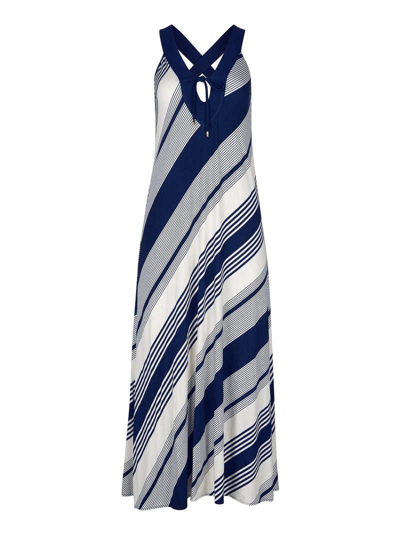 Robe longue estivale Quinby Bleu - Kiabi
