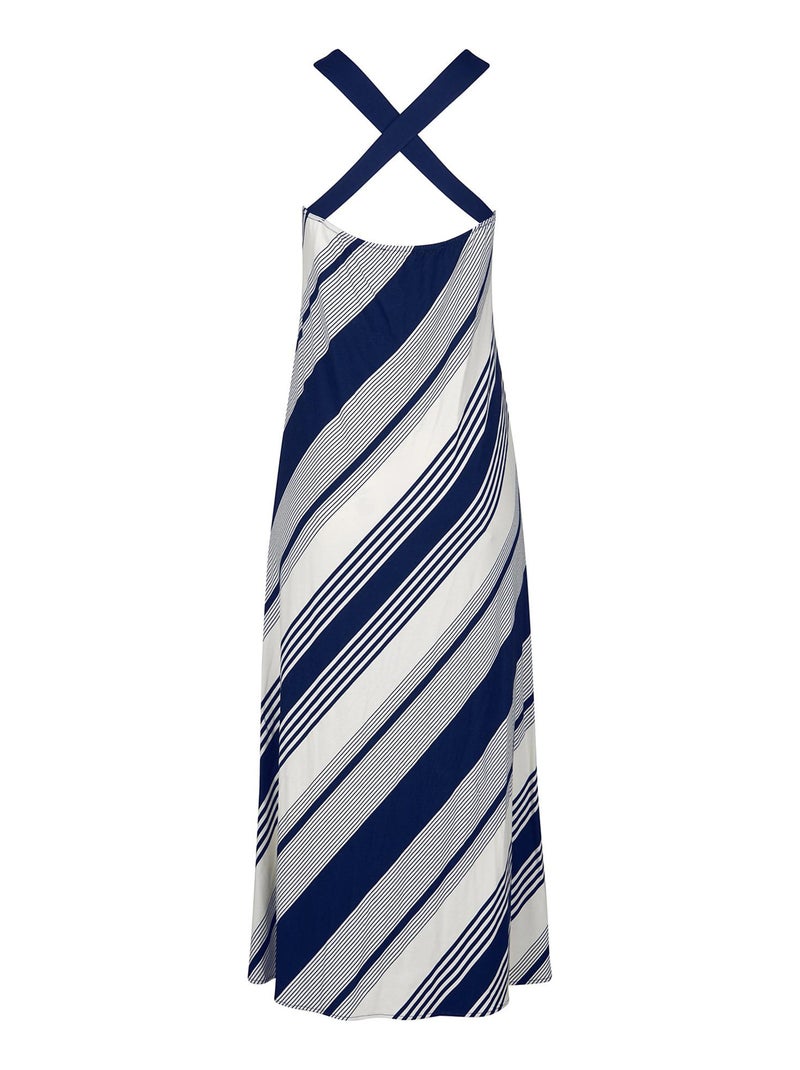 Robe longue estivale Quinby Bleu - Kiabi