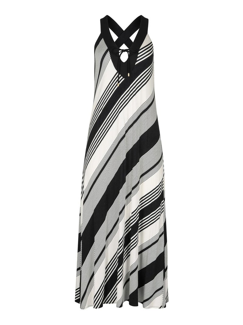 Robe longue estivale Quinby Noir - Kiabi