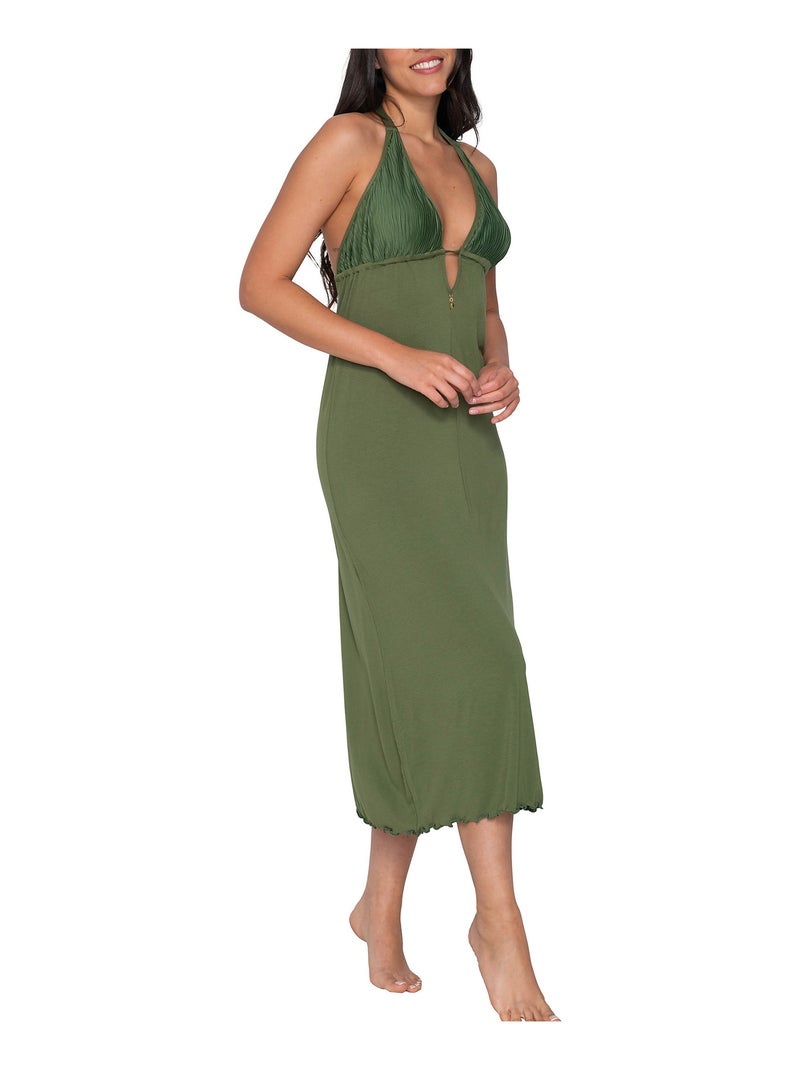 Robe longue estivale Scarlet Vert - Kiabi