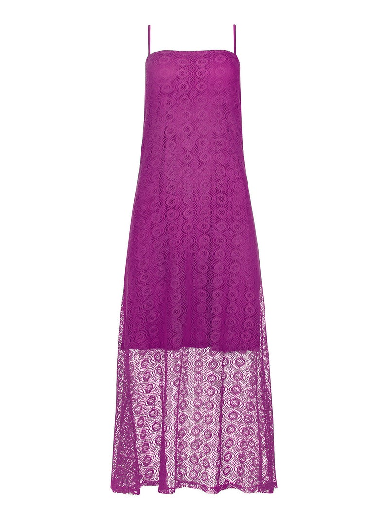 Robe longue estivale SORRENTO Rose fushia - Kiabi