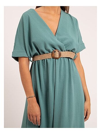 Robe longue et ceinture ICALEST